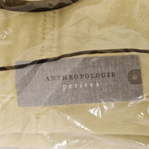 Anthropologie Pilcro The Kit Regenerative Mid Rise Cotton Shorts in Yellow NWT - Picture 12 of 16